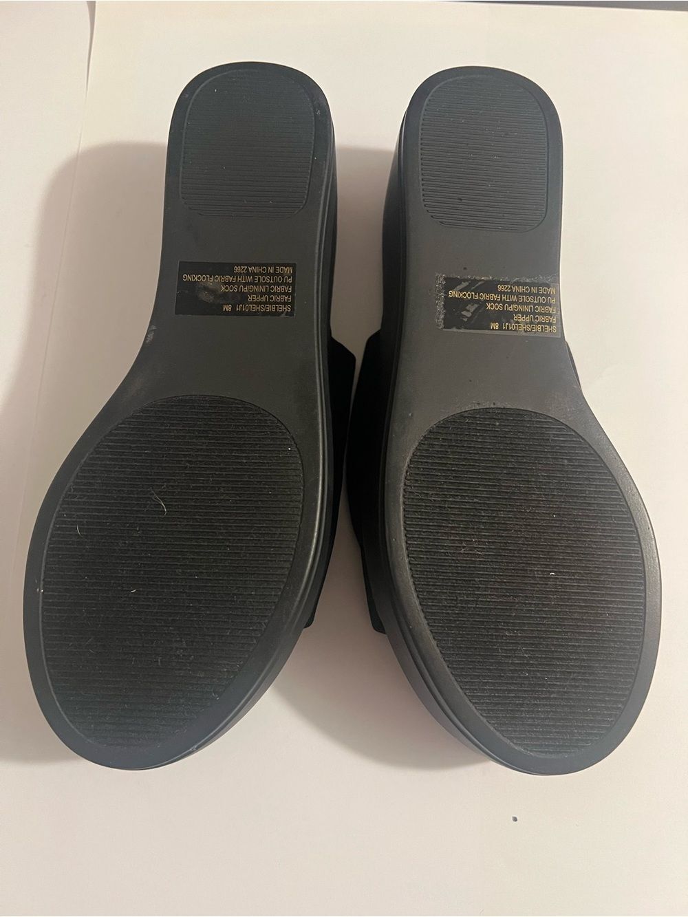 Madden Girl Black Slide Platform Sandals Women's Comfort Slides - Picture 4 of 6